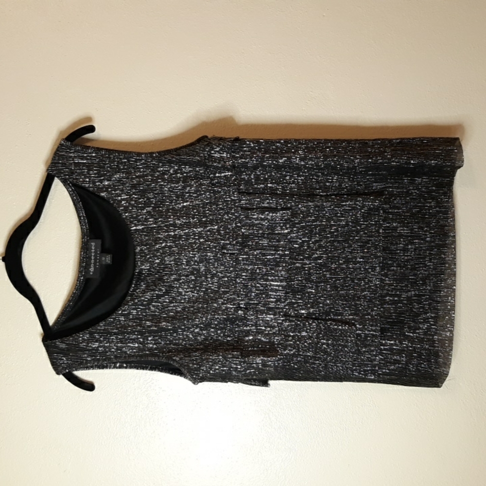 Connected Apparel Black and Silver Tank Top (#28)